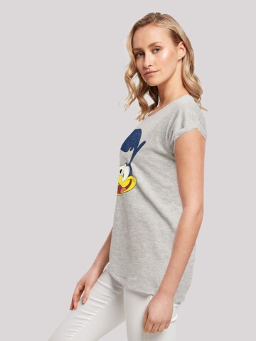 F4NT4STIC Shirt 'Looney Tunes Road Runner Face' in Grijs