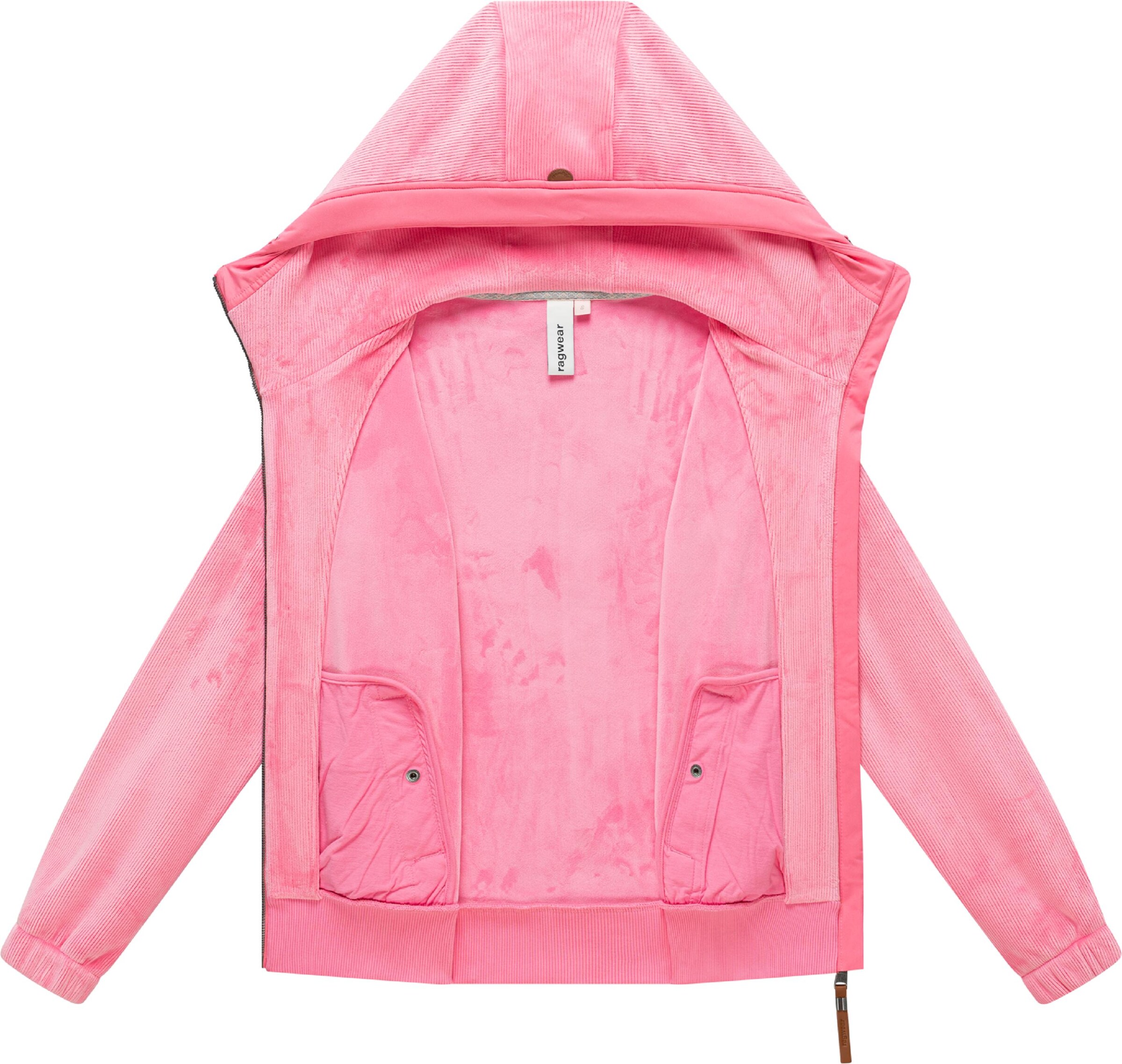 Ragwear Fleece jas 'Cousy Bonded' in Roze