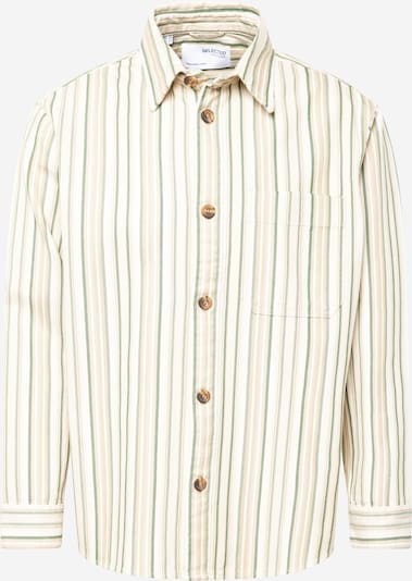 SELECTED HOMME Overhemd 'JAMES' in de kleur Ecru / Bruin / Wit, Productweergave