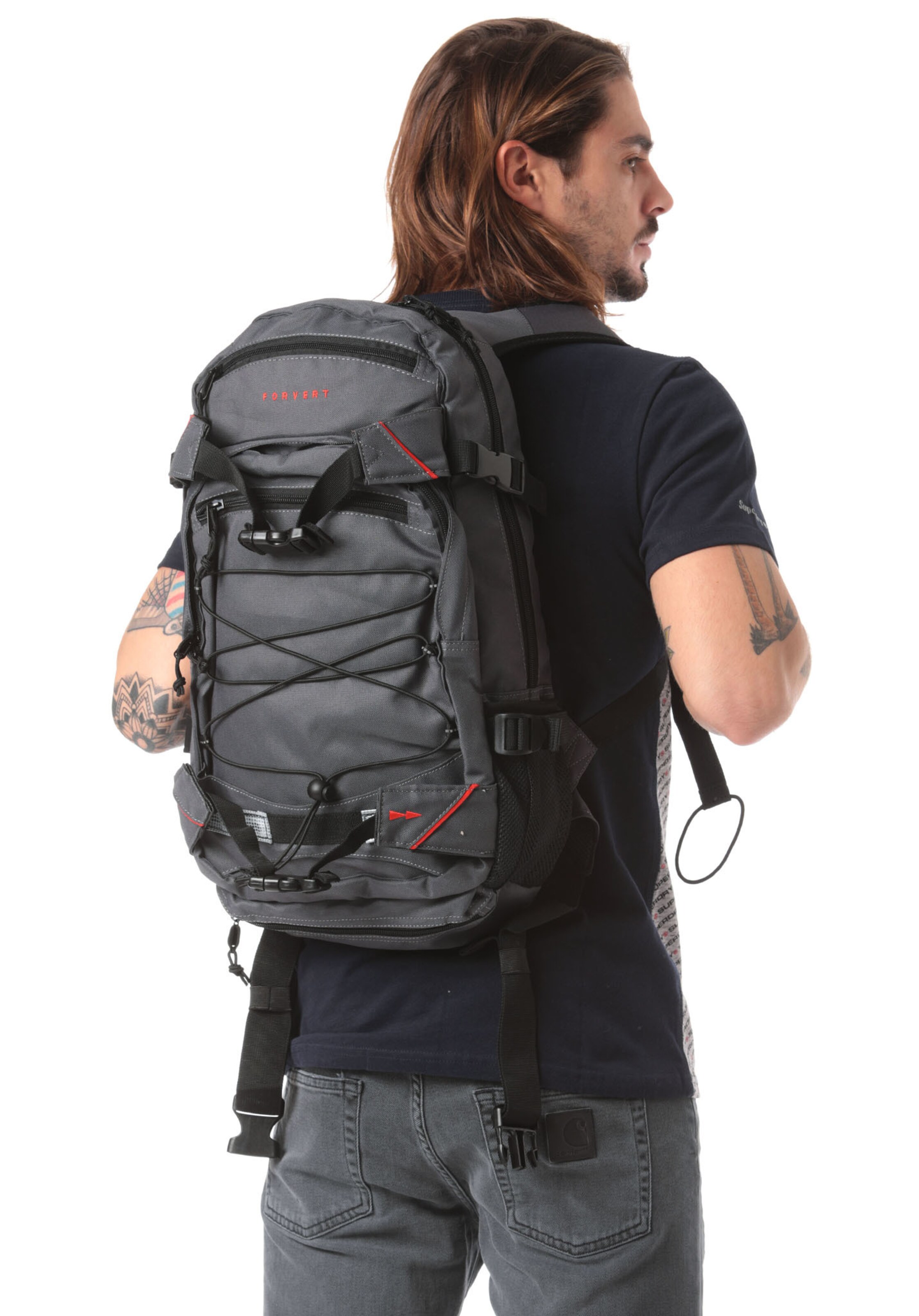 Forvert Backpack 'Louis' in Grey