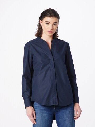 Camicia da donna 'Benalia' di BOSS in blu: frontale