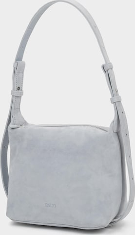 Borsa a spalla '9811' di Estro in blu: frontale