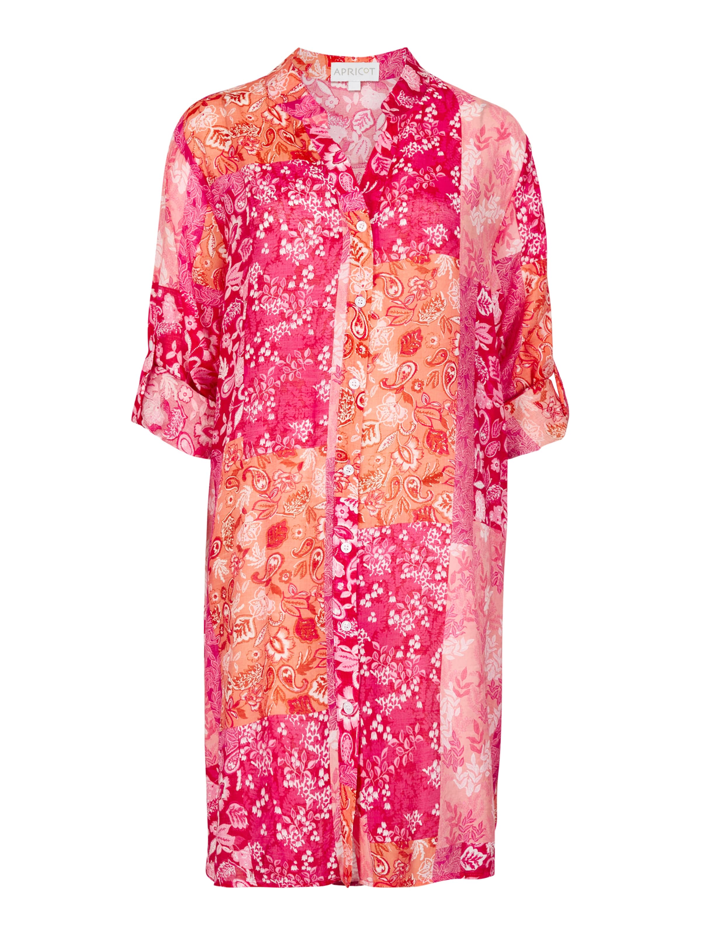 Apricot Bluse in Pink: Vorderseite