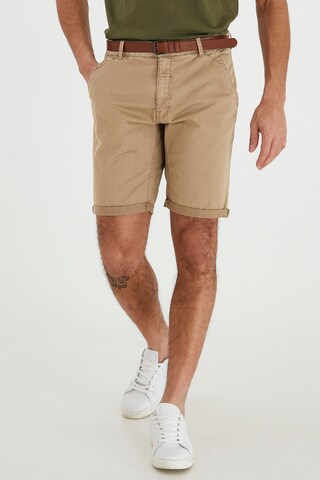 BLEND Regular Chino Pants 'BRANE' in Beige: front