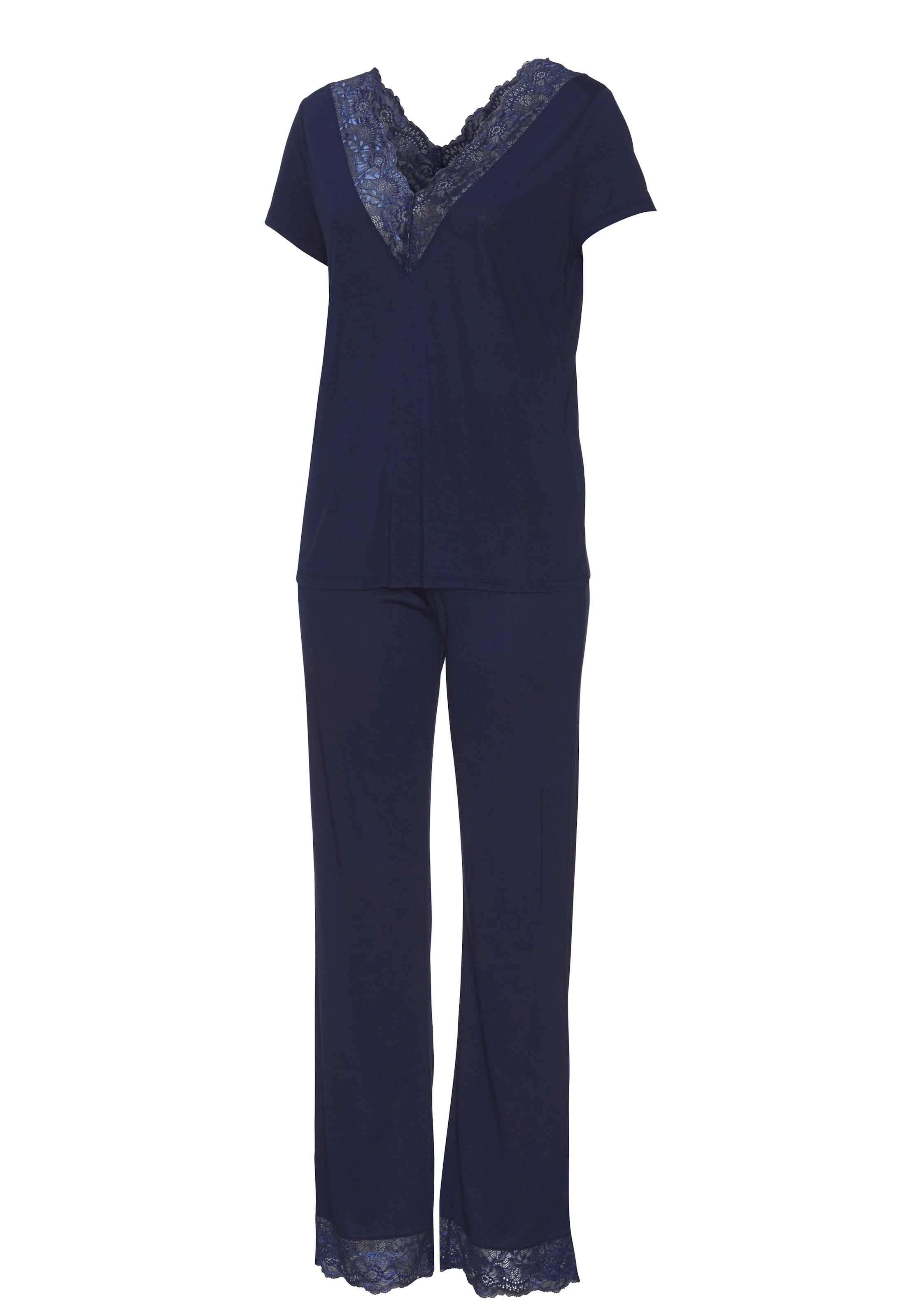 LASCANA Pyjamas i blå