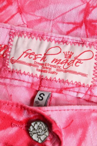 Fresh Made Kunstleder-Shorts S in Pink