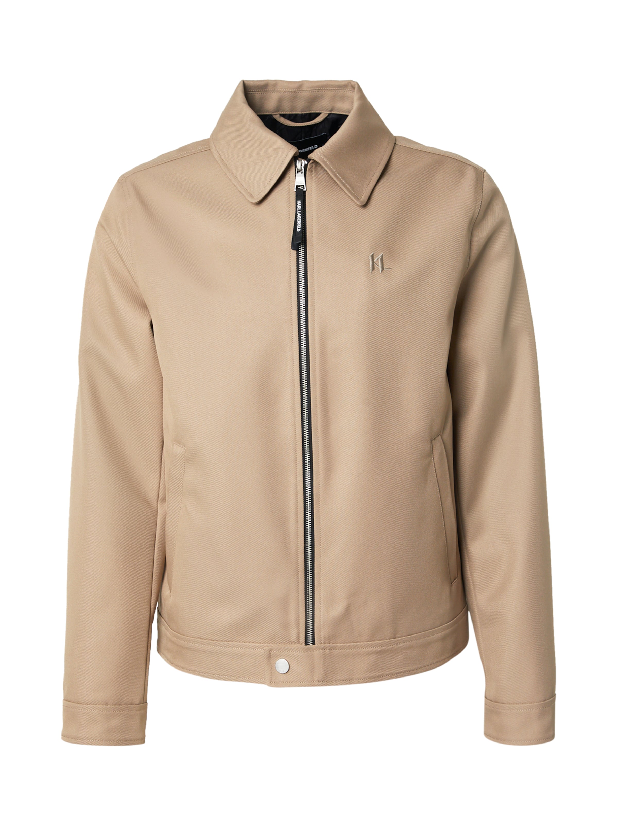 Giacca di mezza stagione di Karl Lagerfeld in beige: frontale