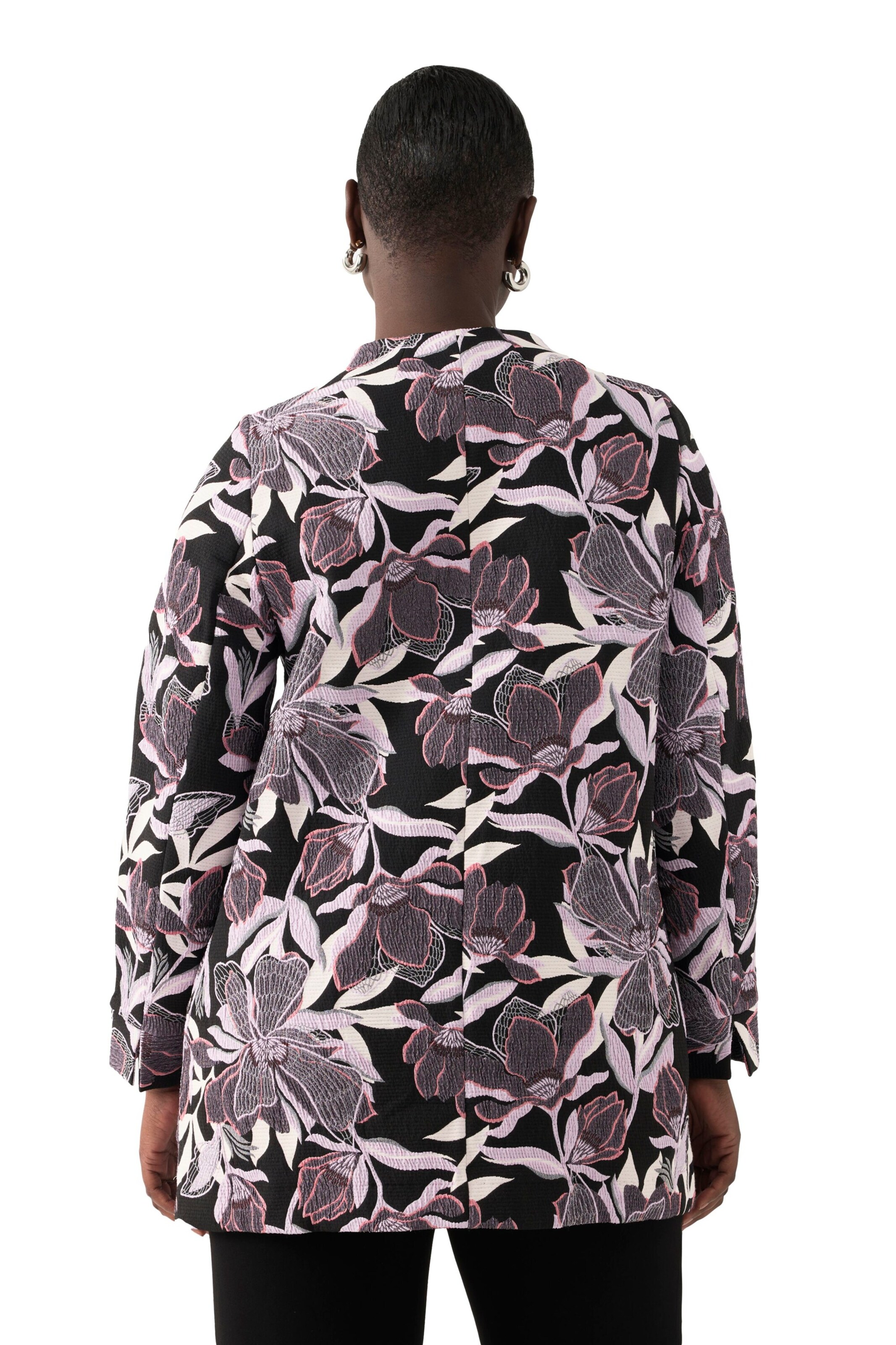 Ulla Popken Tussenjas in Zwart