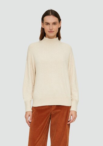 s.Oliver Sweater in Beige: front