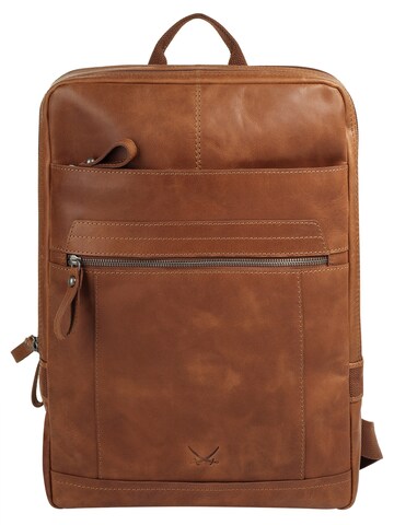 SANSIBAR Rucksack in Braun: Vorderseite