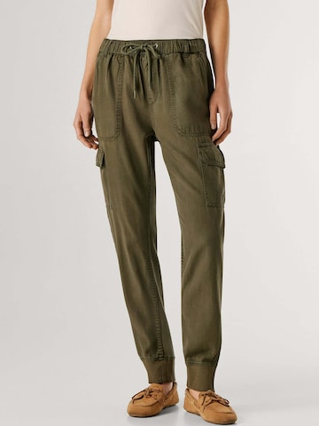 Loosefit Pantalon cargo Pepe Jeans en vert : devant
