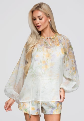 Ombre Blouse ' OW-SH-E0063' in Geel