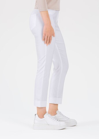 STEHMANN Slim fit Pajama Pants 'Igor' in White