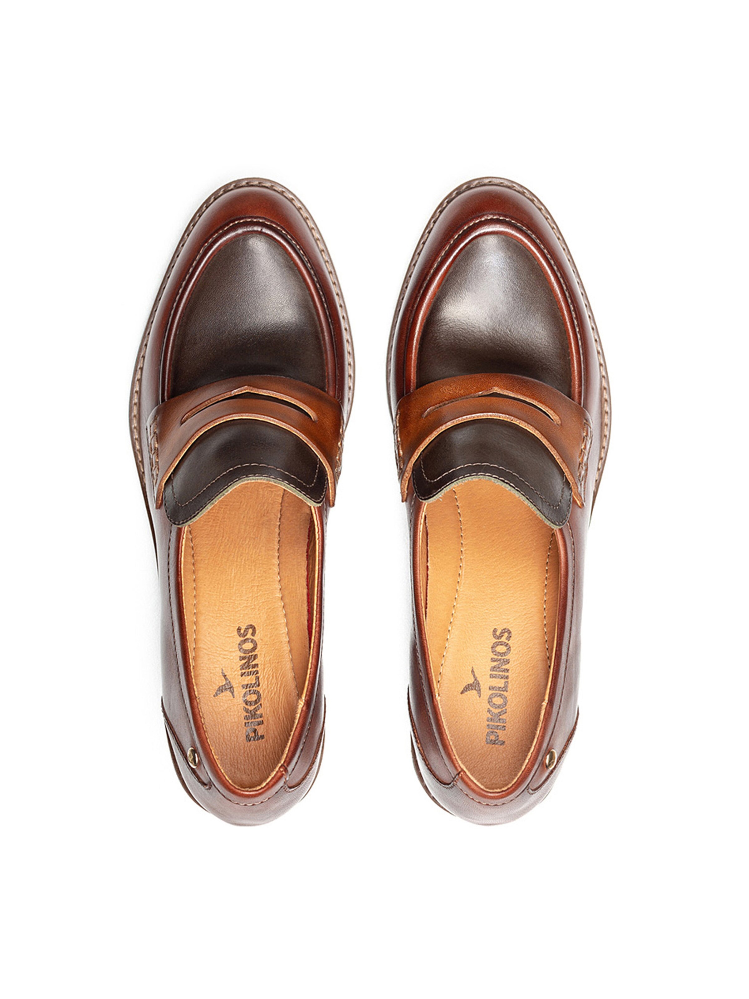 PIKOLINOS - Zapatos con plataforma 'Llanes' en marrón