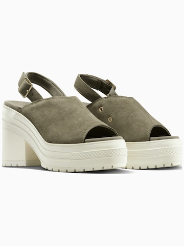 CONVERSE - Sandalias 'Chuck 70 De Luxe Heel' en verde
