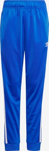 Effilé Pantalon 'Adicolor SST' ADIDAS ORIGINALS en bleu : devant