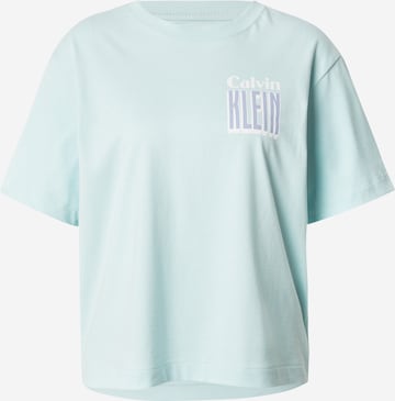 Calvin Klein Jeans Tričko – zelená: přední strana