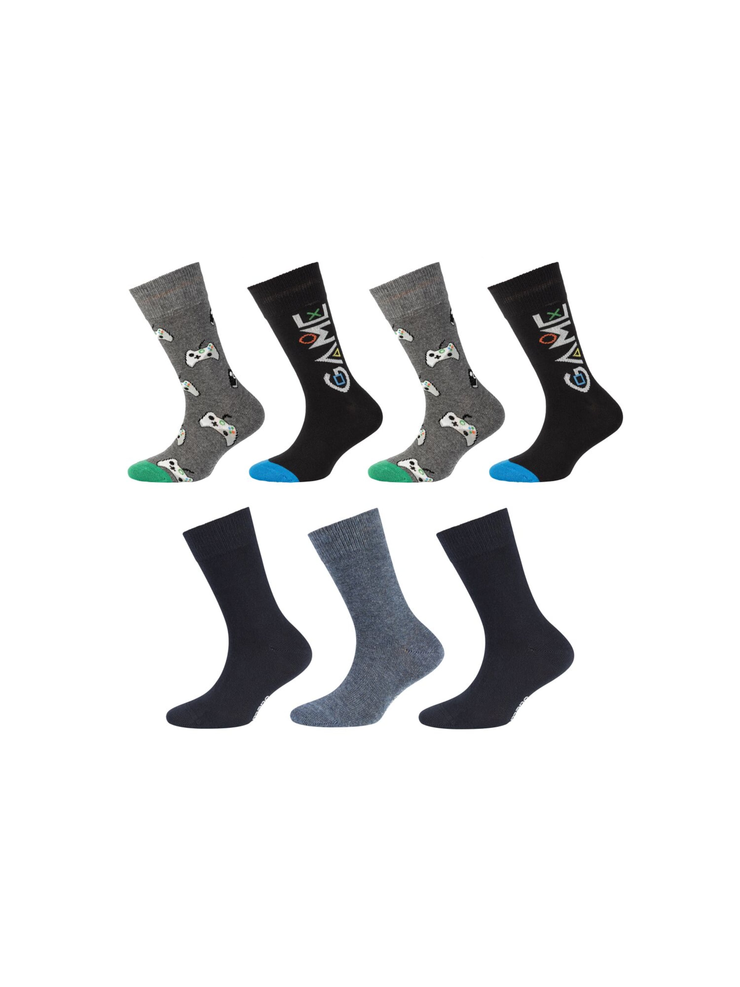 camano Socken in Blau: Vorderseite