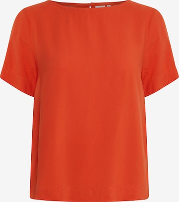 ICHI Blouse 'IHMAIN SS' in Oranje: voorkant