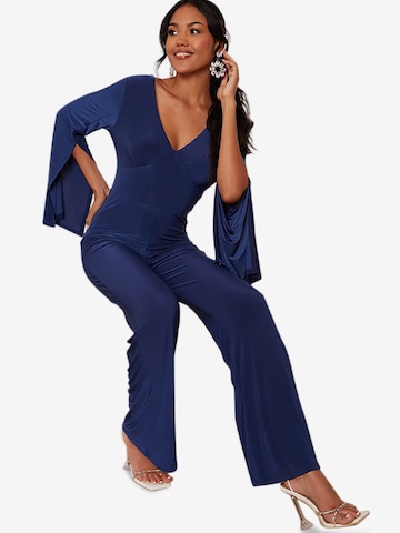 Chi Chi London Jumpsuit in Blue