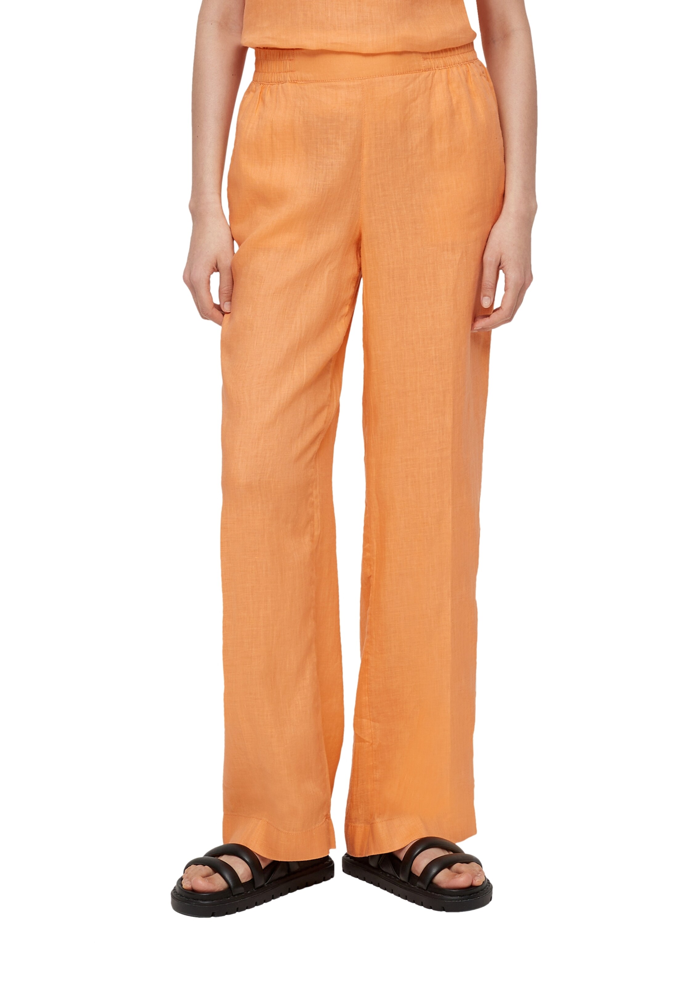 s.Oliver Wide Leg Hose in Orange: Vorderseite