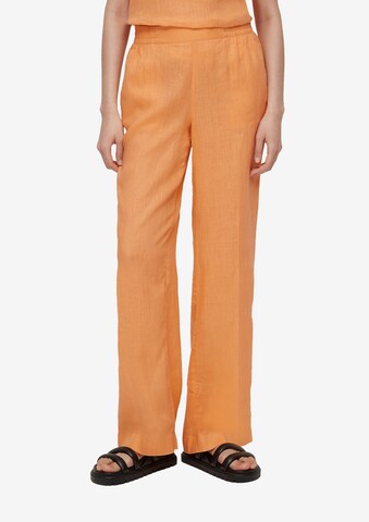 s.Oliver Wide leg Broek in Oranje: voorkant