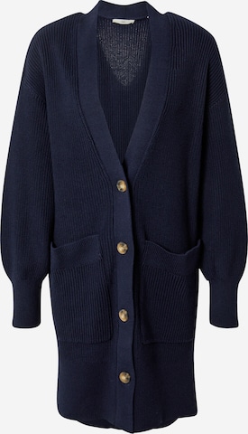 Manteau en tricot 'SUS' ESPRIT en bleu : devant