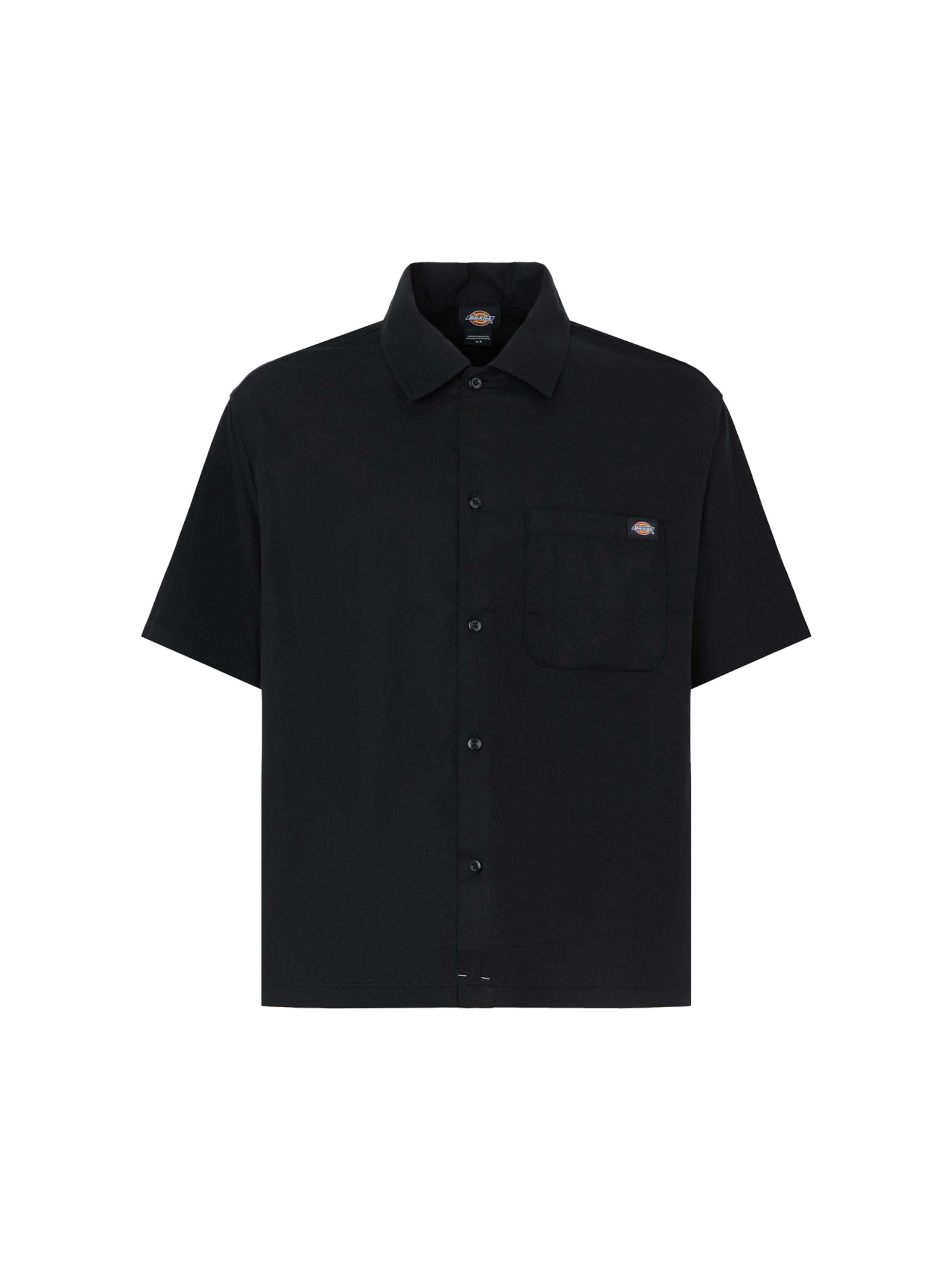 DICKIES Классический крой Рубашка 'Lynville' в Черный: спереди