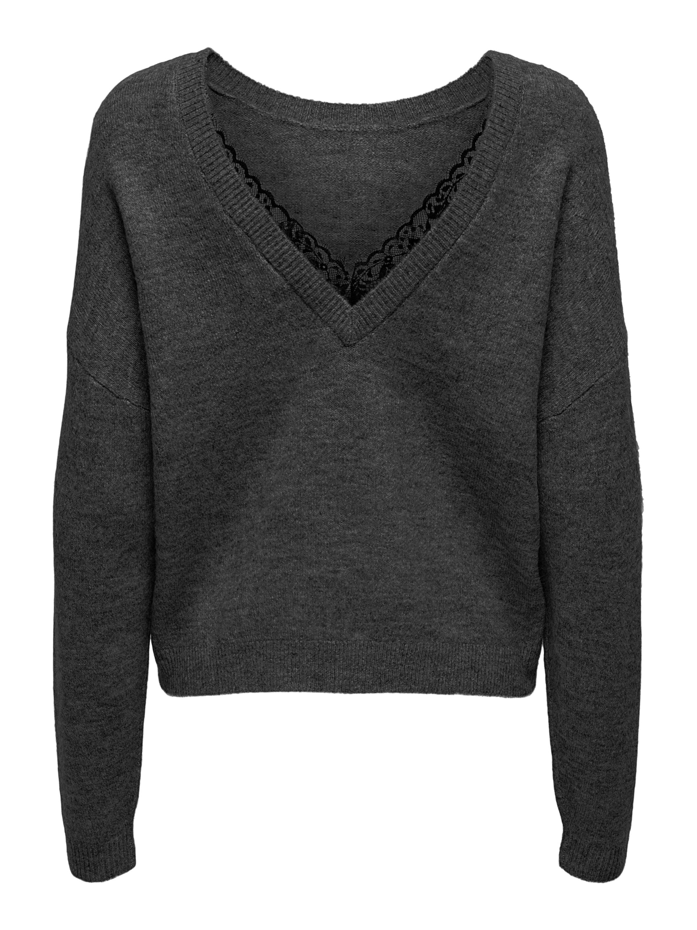 ONLY Свитер 'ONLManifesta' в Серый