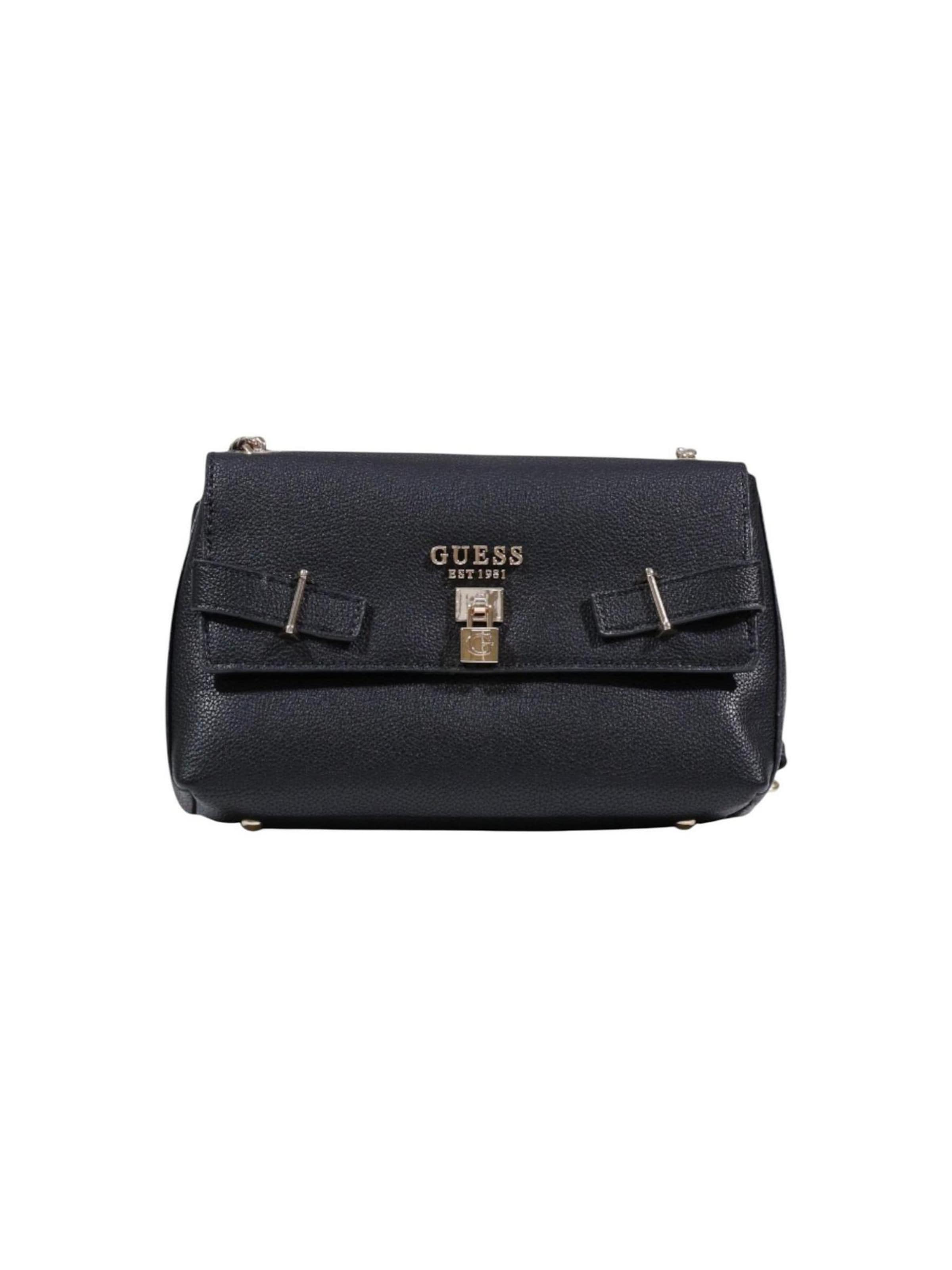 Borsa a spalla 'YESBA CONVERTIBLE XBODY FLAP HWBG78 33210' di GUESS in nero: frontale