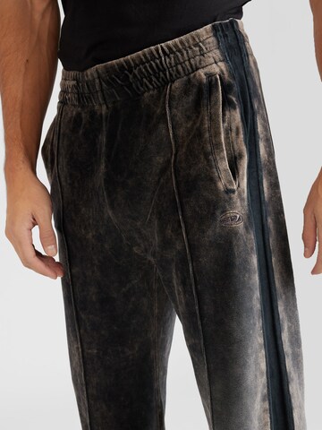 DIESEL Loose fit Pants 'OZAMP' in Black