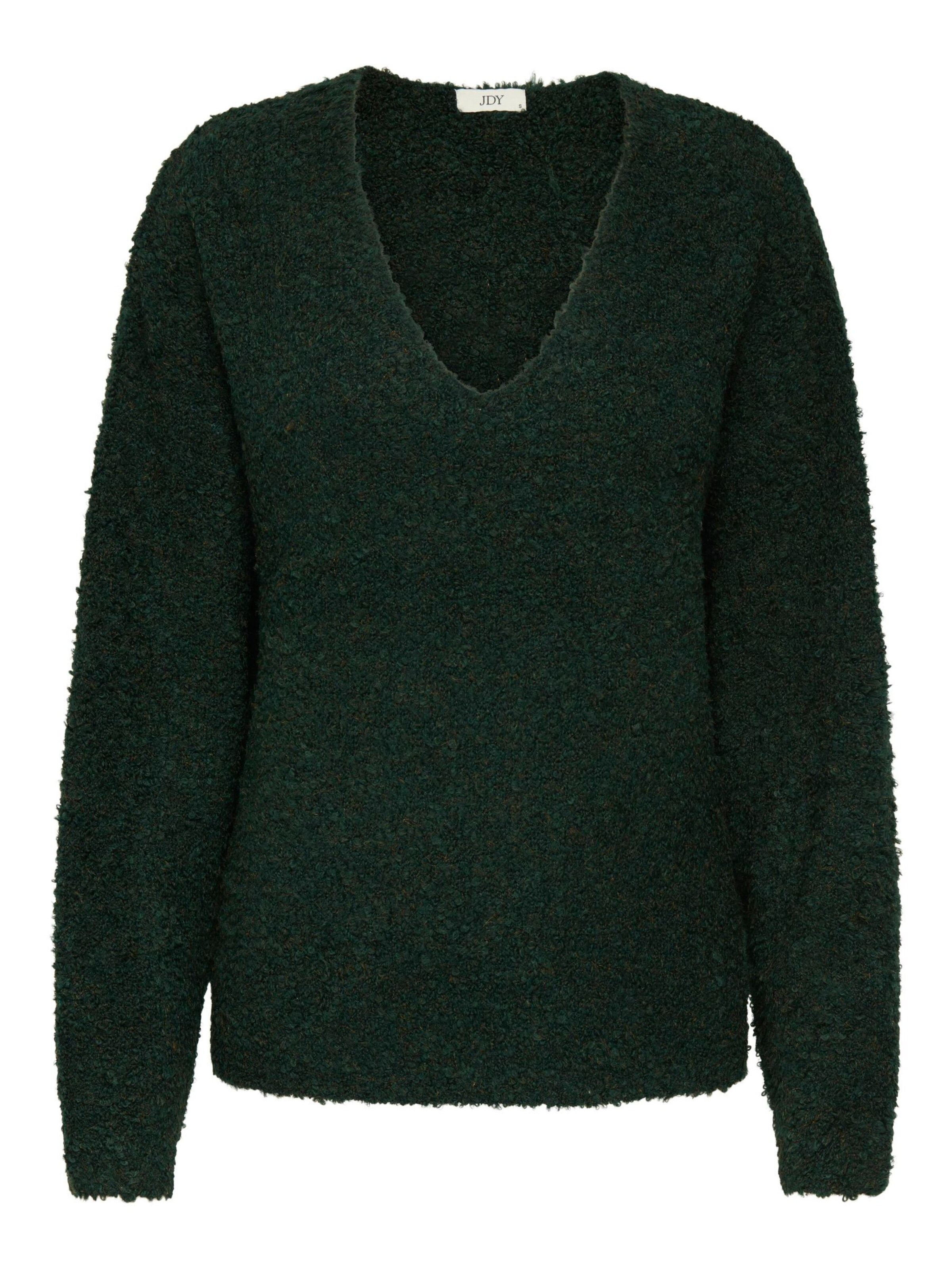 JDY Sweater 'JDYBitten' in Green: front