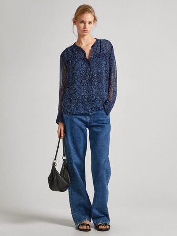 Pepe Jeans Bluse 'CLEMENTINE' in Blau