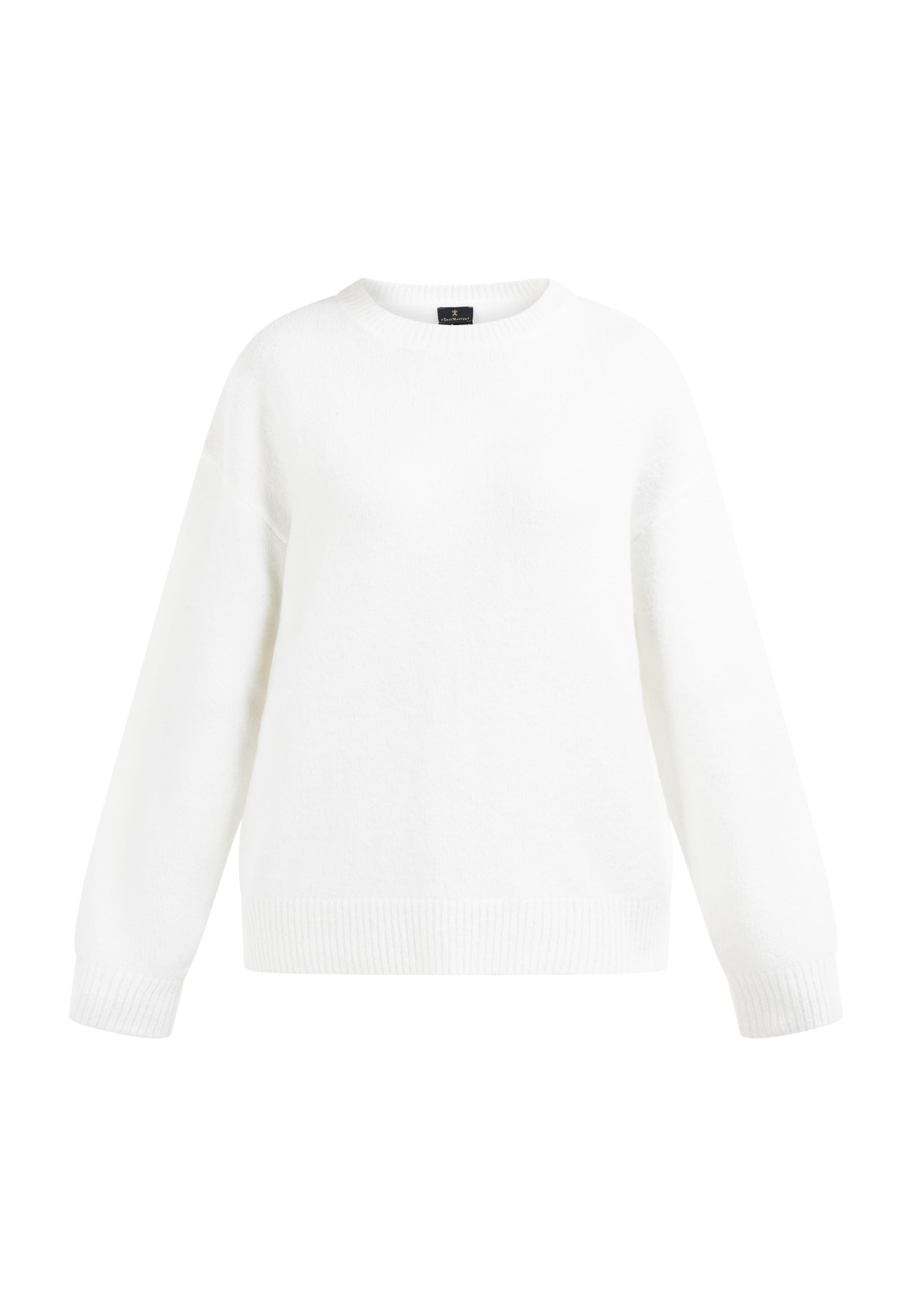 DreiMaster Klassik Pullover in Weiß: Vorderseite