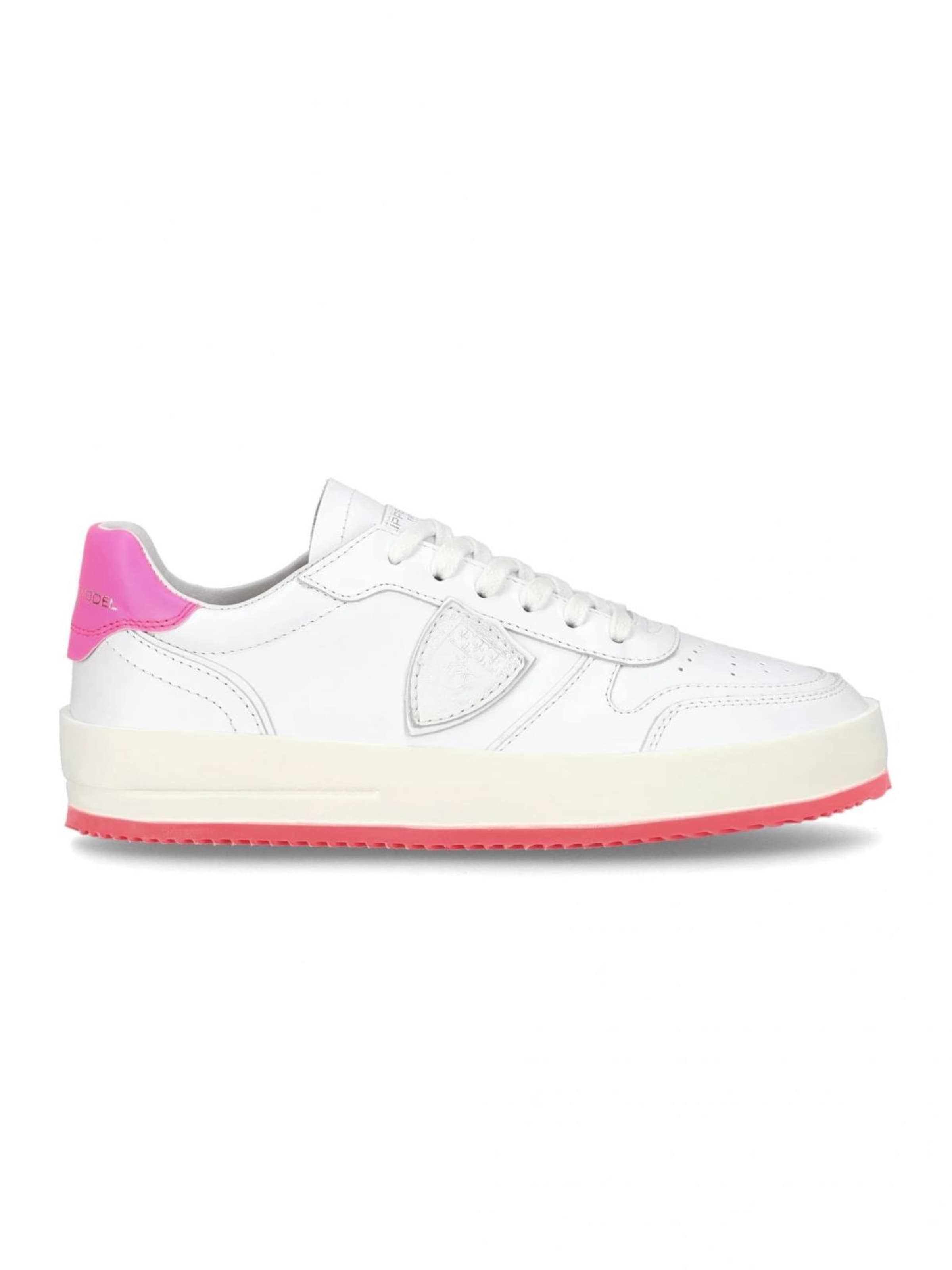 Philippe Model Sneakers in White: front