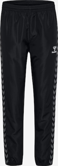 Hummel Sporthose in grau / schwarz / weiß, Produktansicht