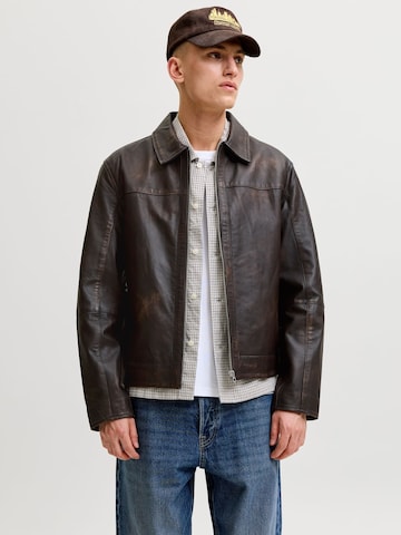 JACK & JONES Between-season jacket in Brown: front