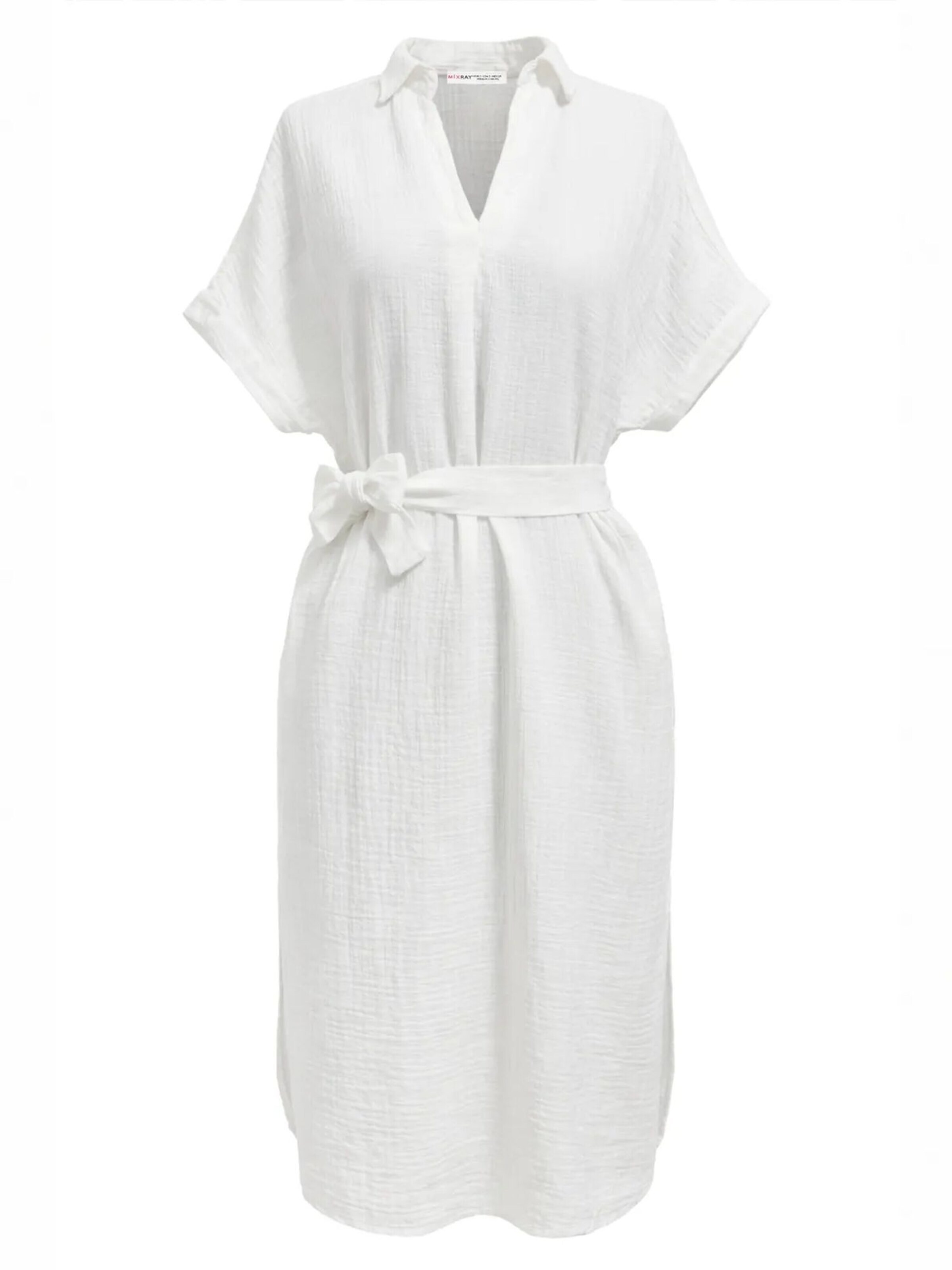 MixRay Dress 'Midi' in White: front