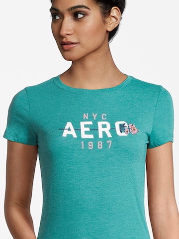 AÉROPOSTALE Shirt in Groen