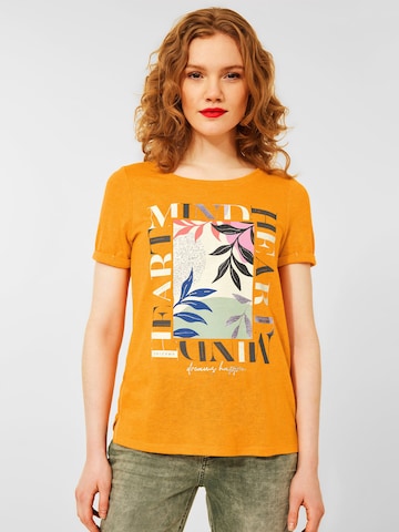 T-shirt STREET ONE en orange : devant