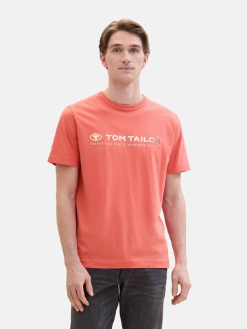 Maglietta di TOM TAILOR in rosso: frontale