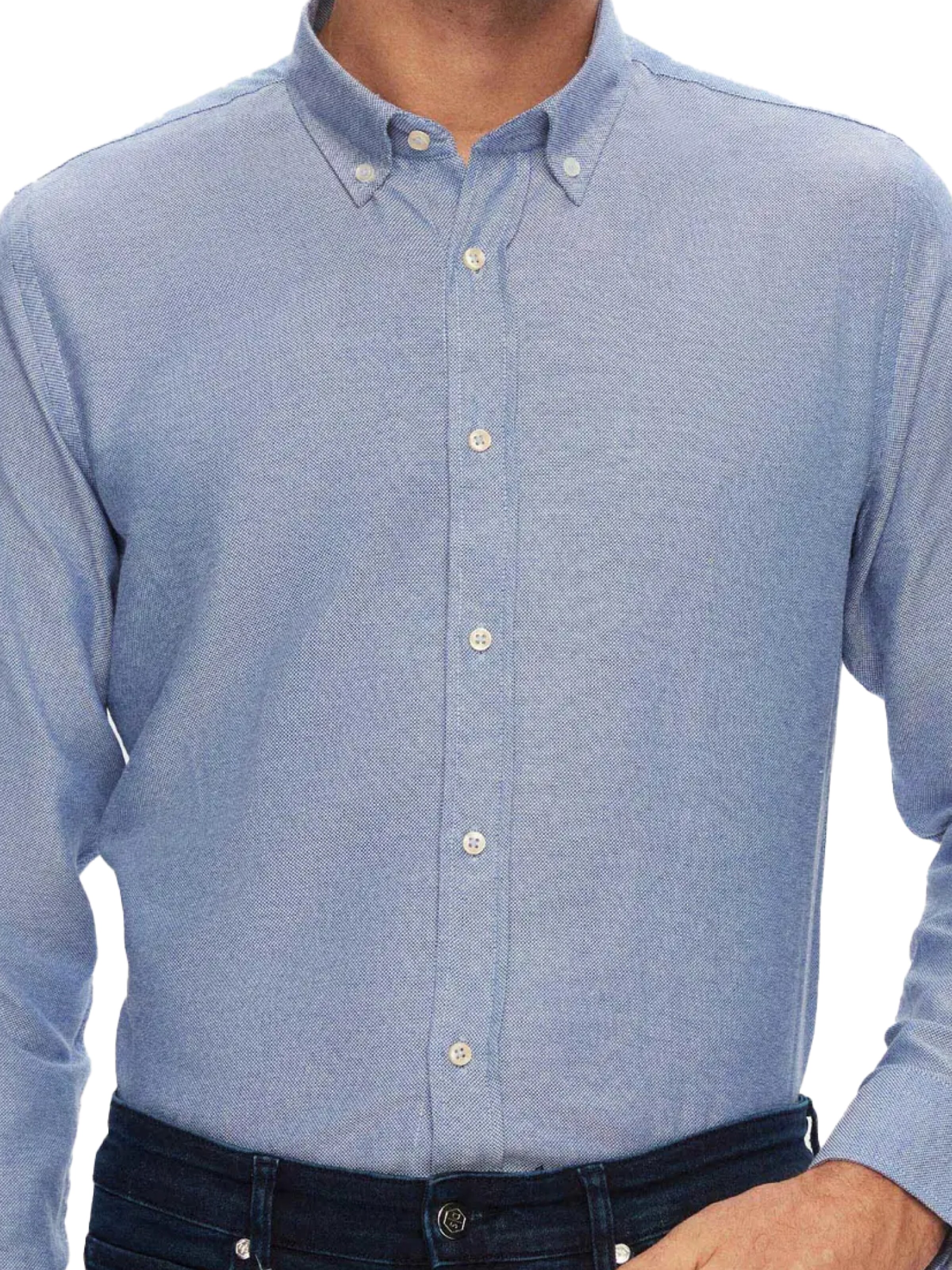 D’S Damat Regular fit Button Up Shirt in Blue