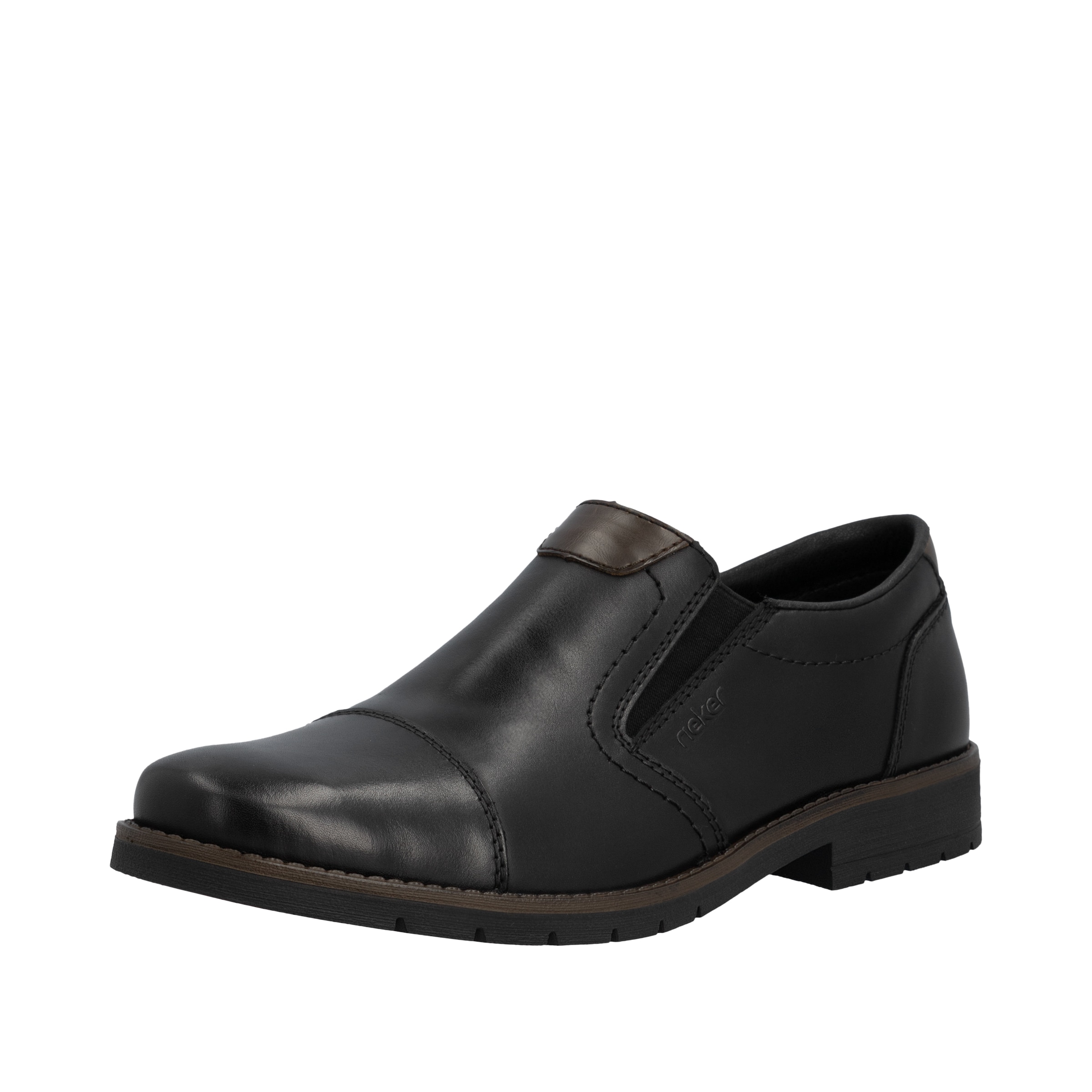 Rieker Classic Flats in 41 in Brown / Black, Item view