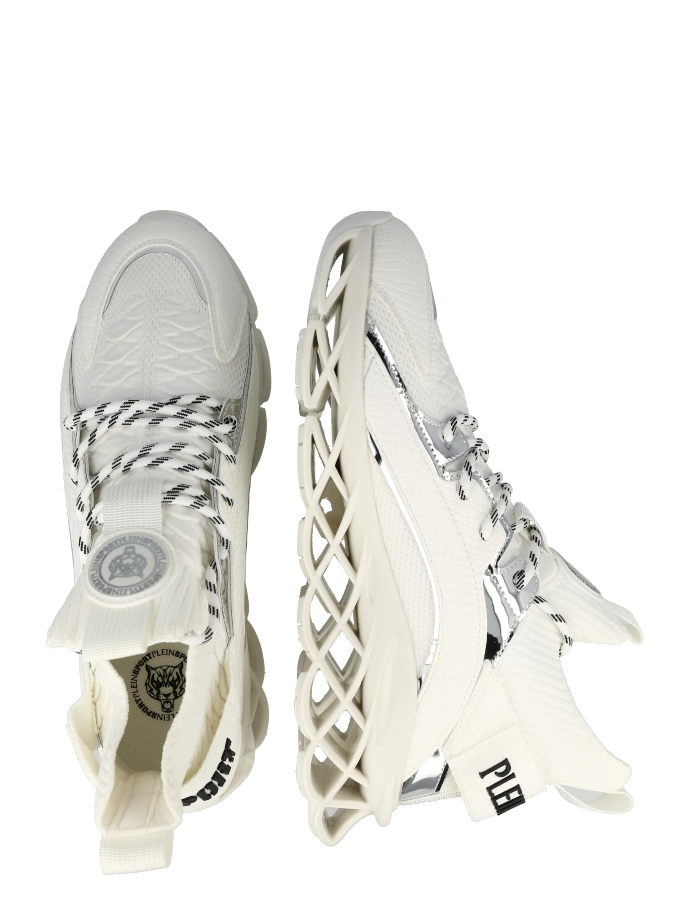 Plein Sport Sneaker 'Runner Tiger' in Weiß