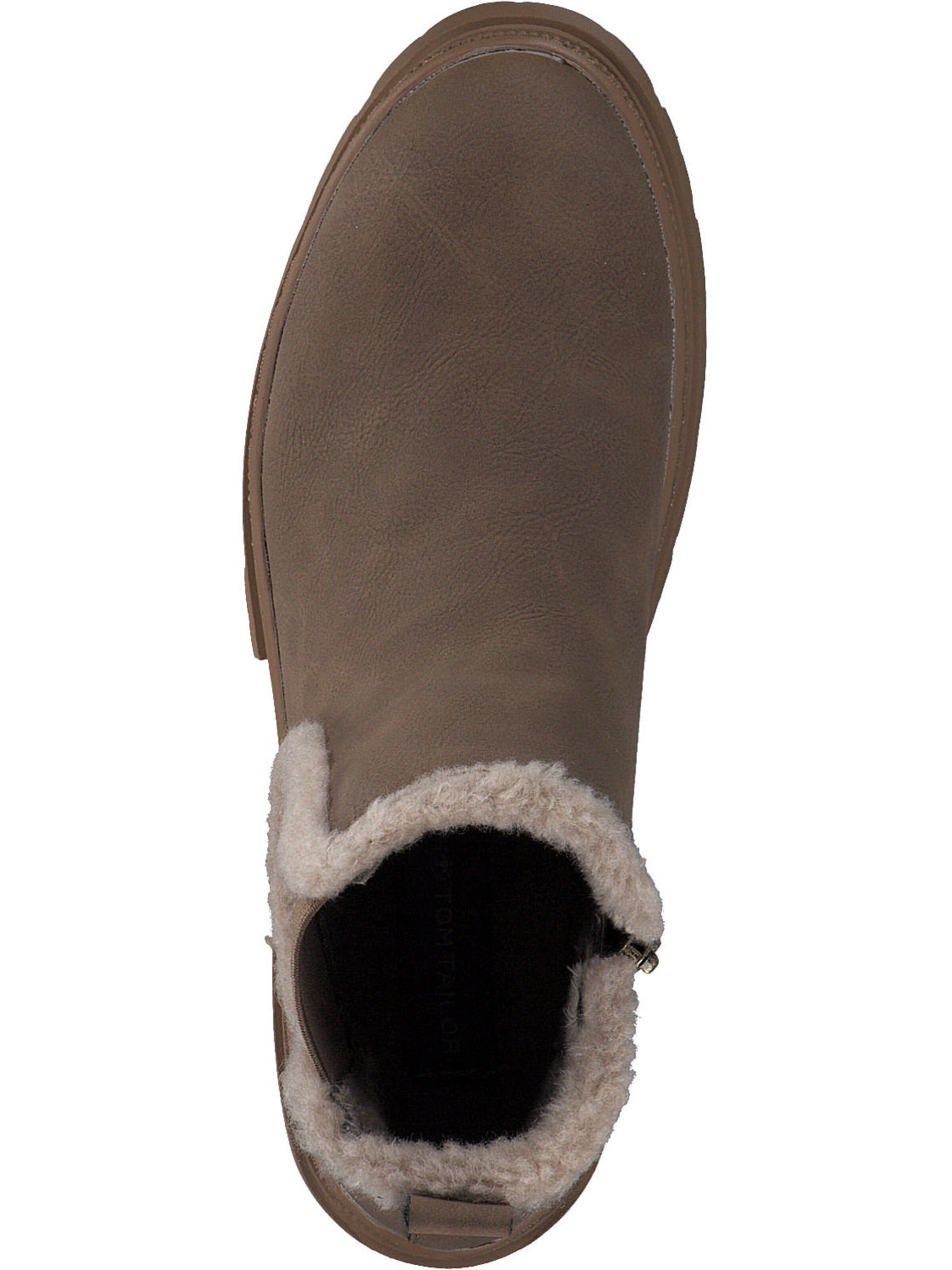 TOM TAILOR Ankle Boots in Brown