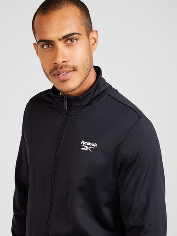 Reebok Ζακέτα φούτερ σε μαύρο