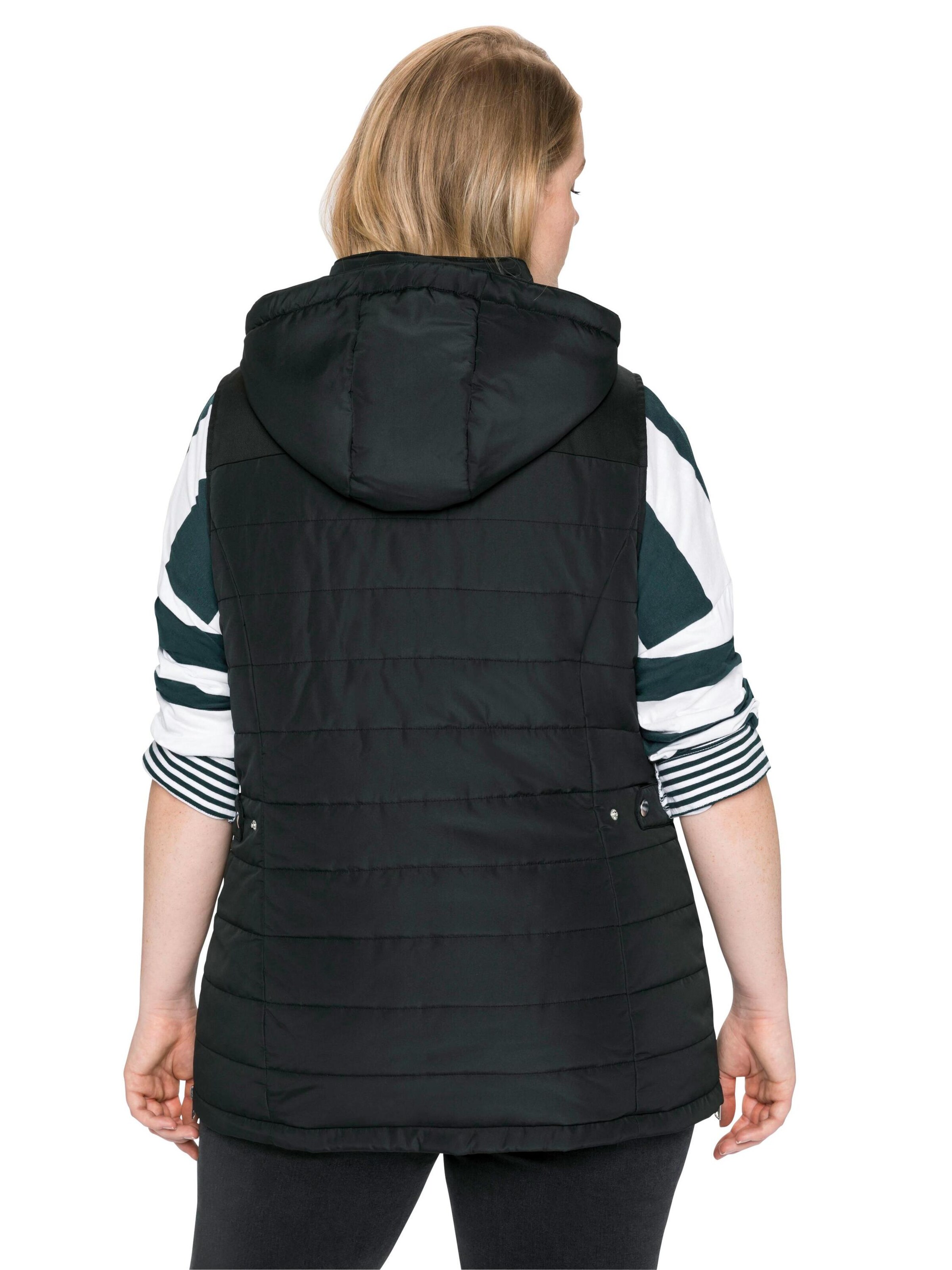 SHEEGO Brezrokavnik | črna barva