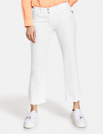 GERRY WEBER Slimfit Jeans 'Best4me' in Wit: voorkant