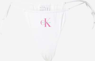 Slip costum de baie Calvin Klein Swimwear pe albastru deschis / roz / alb, Vizualizare produs