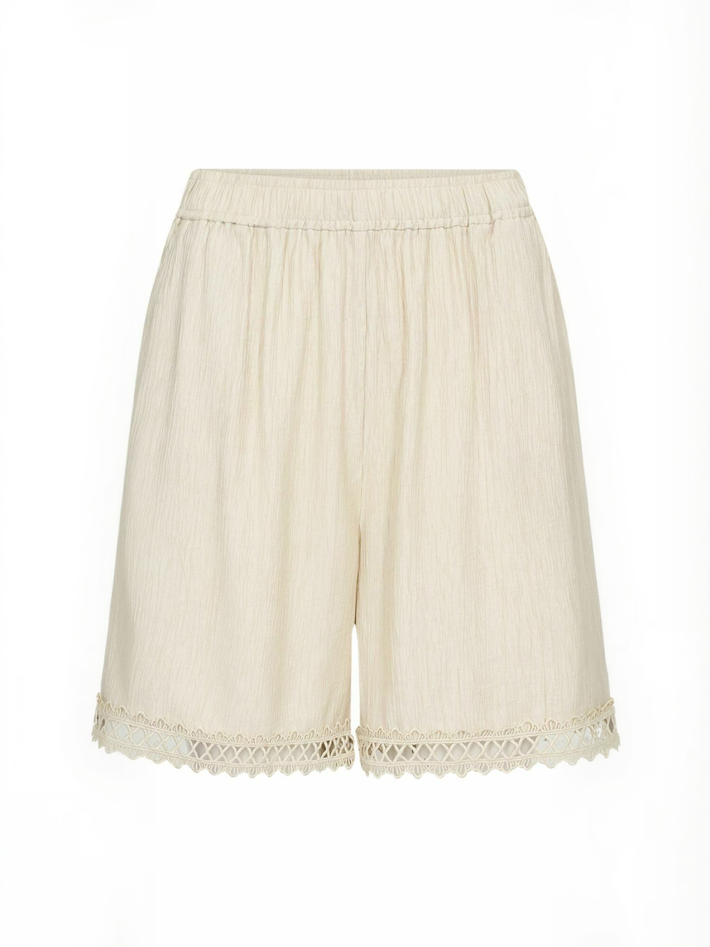 Loosefit Pantalon 'Fabrina' Soyaconcept en beige : devant